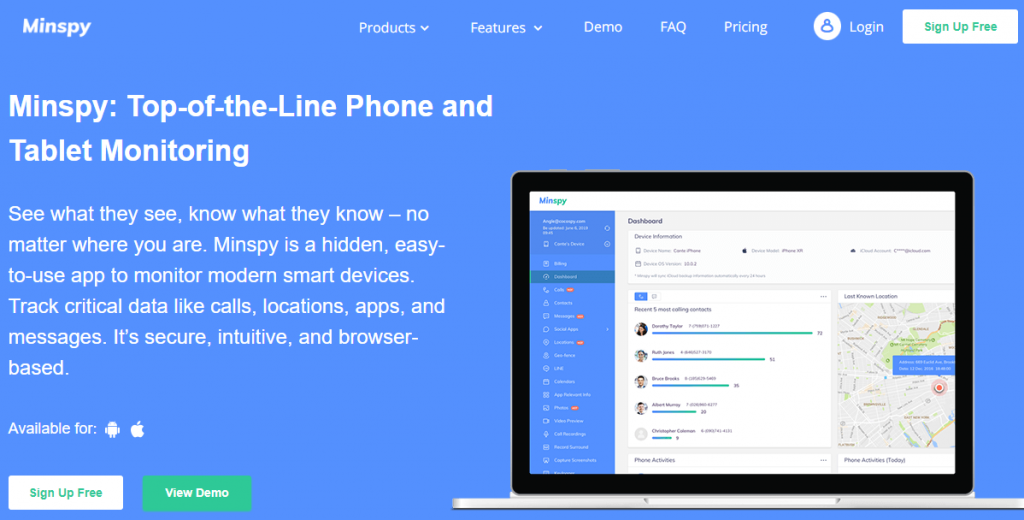 minspy phone monitoring tool