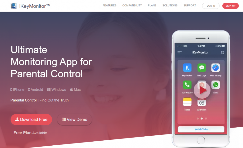 iKeyMonitor Parental Control App